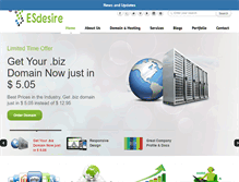 Tablet Screenshot of esdesire.com